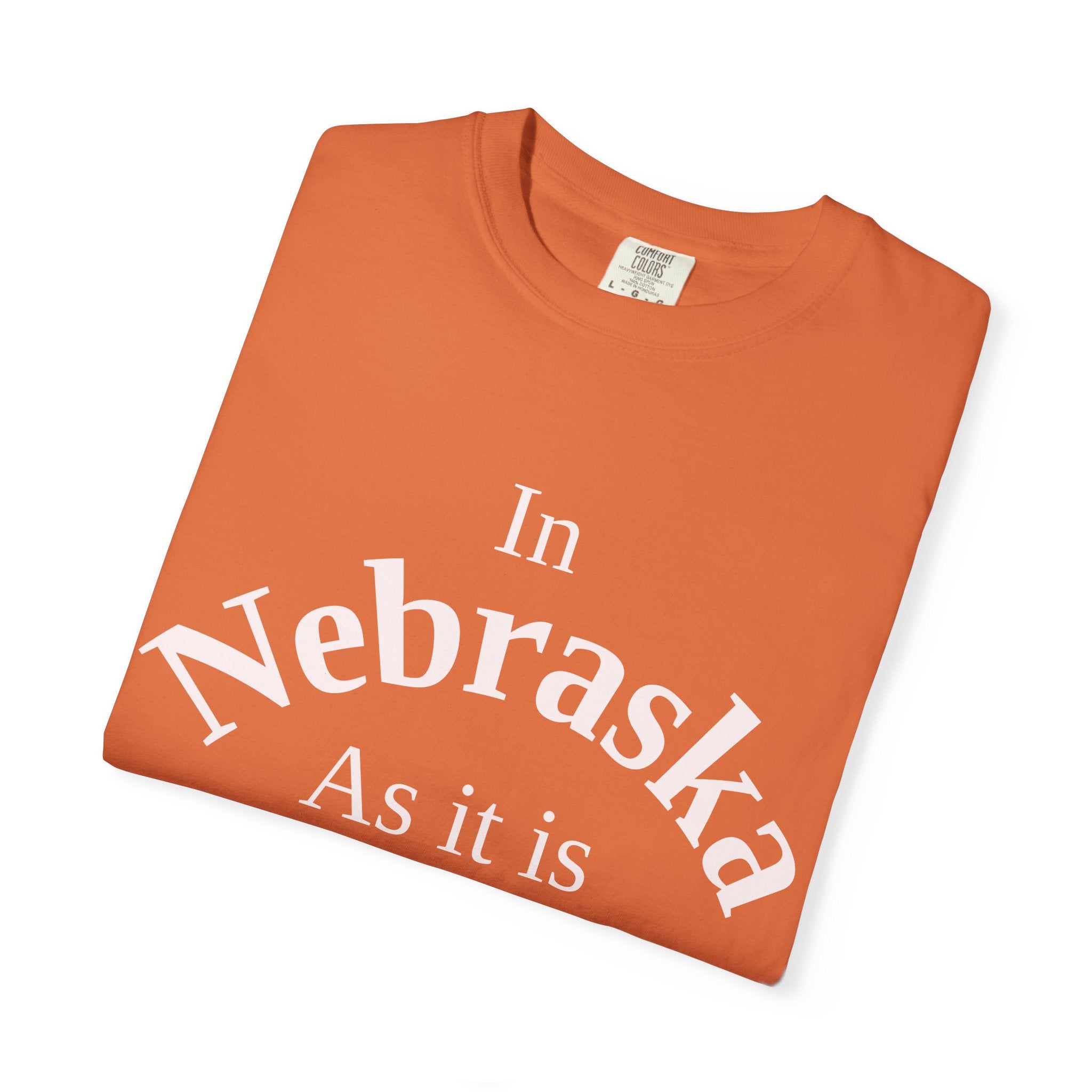 Nebraska Unisex T-Shirt, Matthew 6:10 Faith Apparel, Everyday Inspiration Tee, Home State Love Christian Clothing