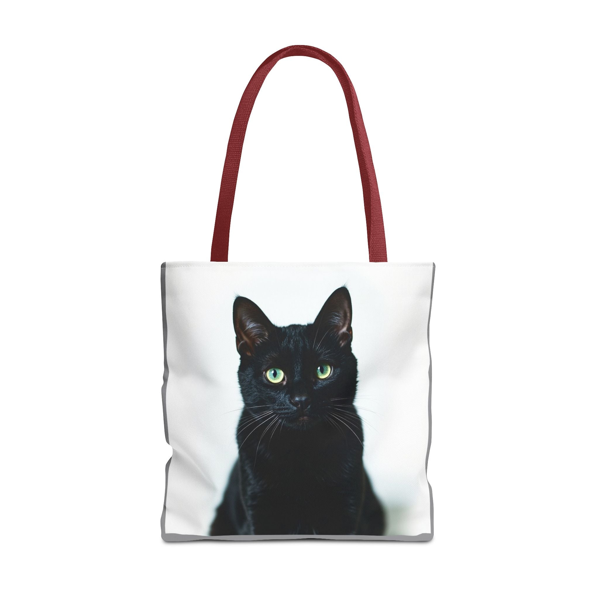 Tote Bag - Black Cat, Carry-All Shoulder Bag, Reusable Shopping Tote, Gift for Animal Lovers