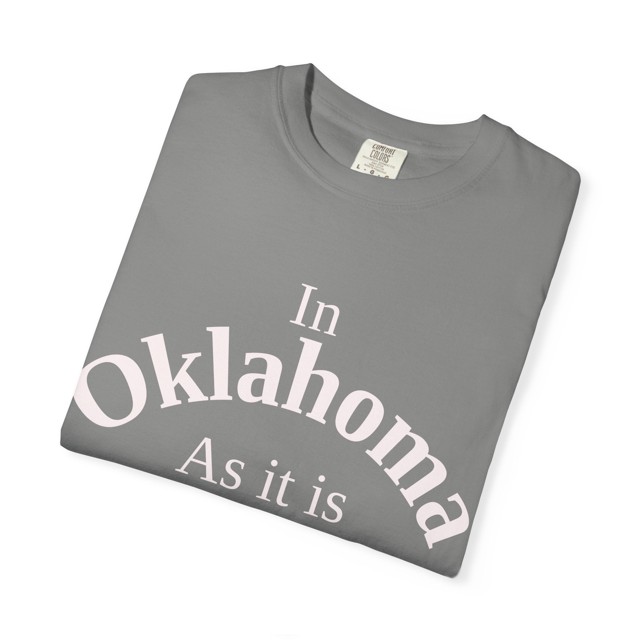 Oklahoma Unisex T-Shirt, Matthew 6:10 Faith Apparel, Everyday Inspiration Tee, Home State Love Christian Clothing
