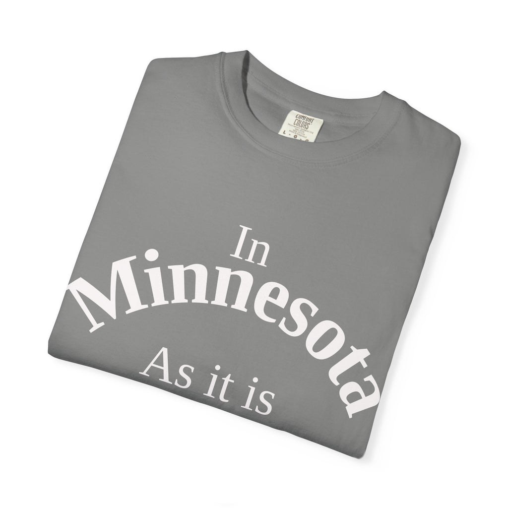 Minnesota Unisex T-Shirt, Matthew 6:10 Faith Apparel, Everyday Inspiration Tee, Home State Love Christian Clothing