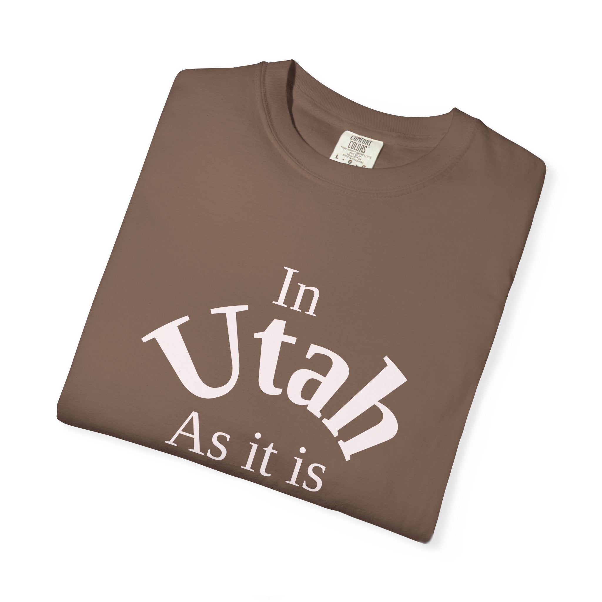 Utah Unisex T-Shirt, Matthew 6:10 Faith Apparel, Everyday Inspiration Tee, Home State Love Christian Clothing