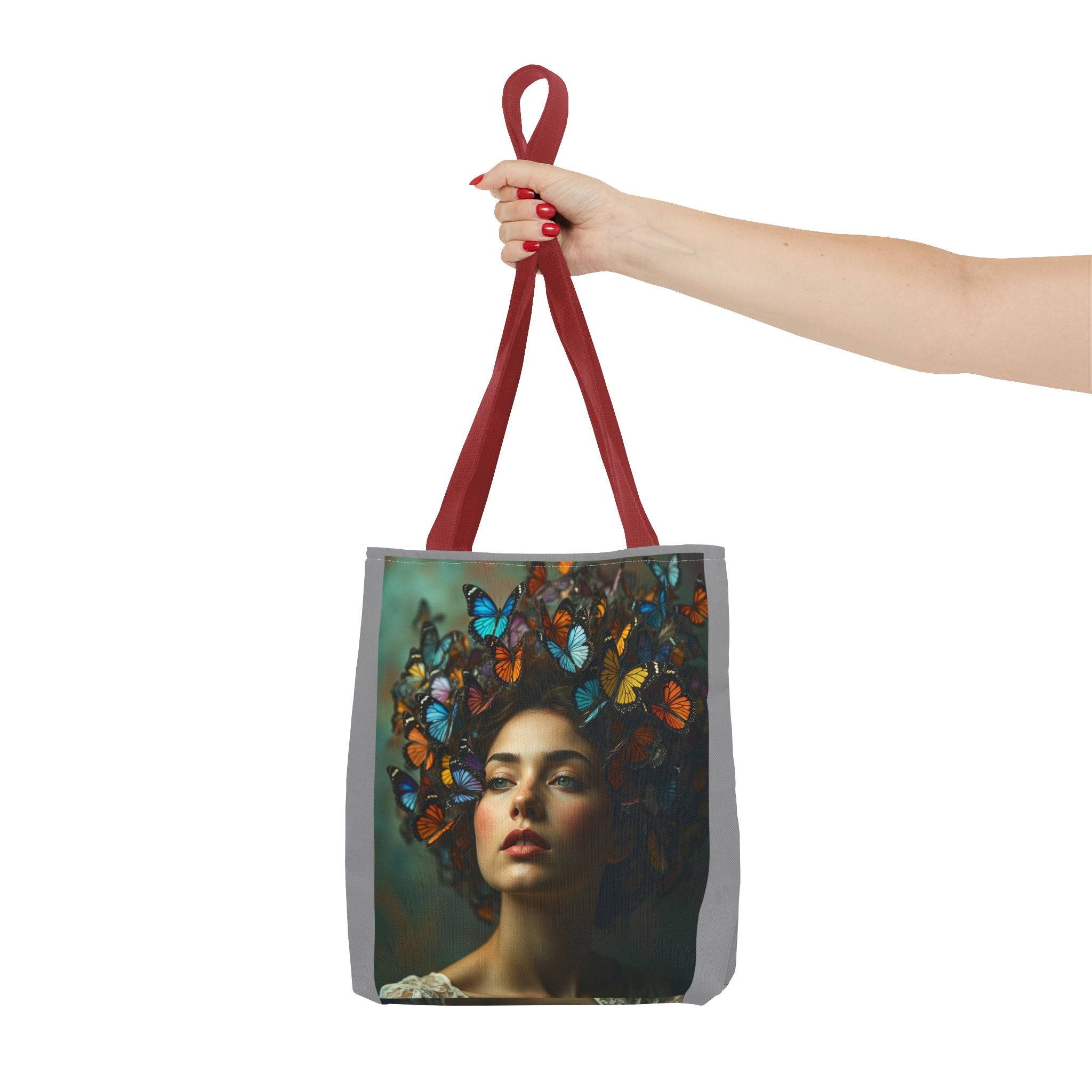 Tote Bag - Butterfly Hair, Carry-All Shoulder Bag, Reusable Shopping Tote, Gift for Animal Lovers