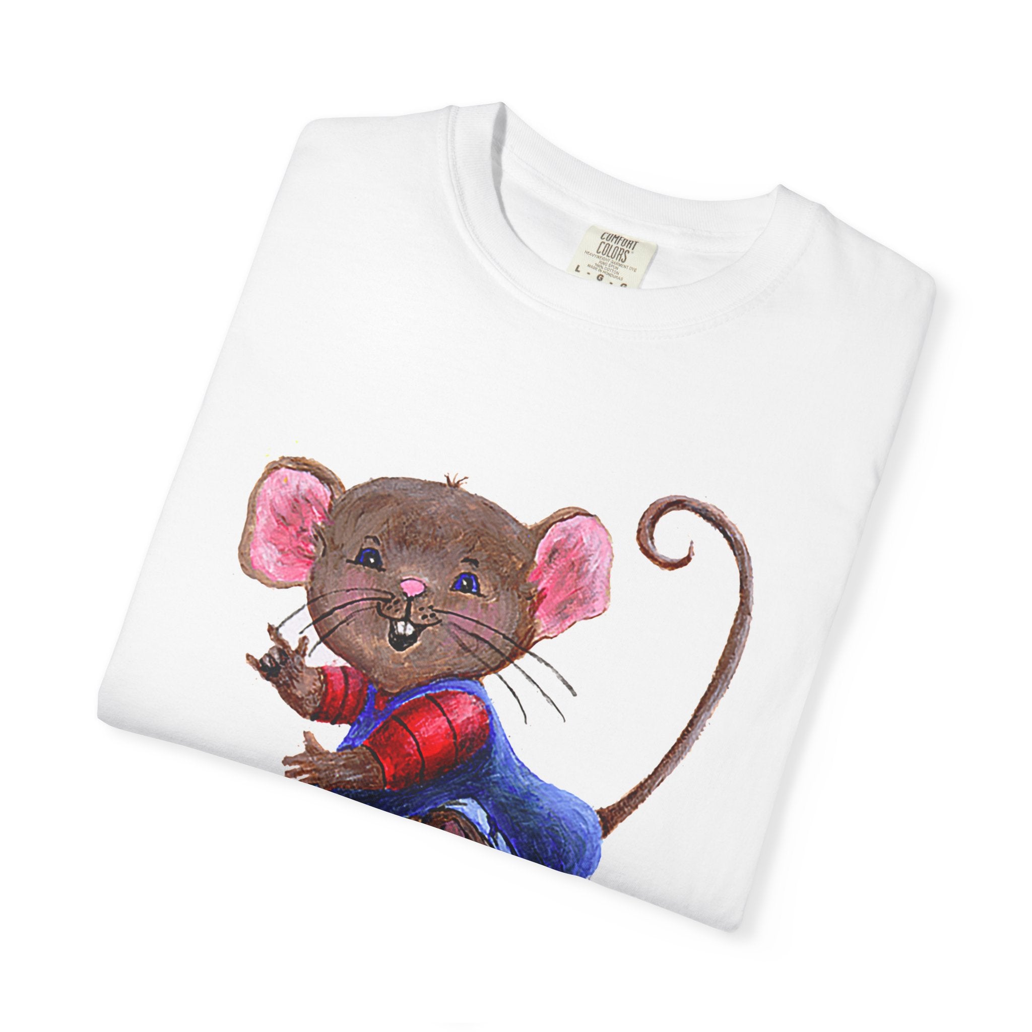 I Love You Mouse Version 2 Unisex T-shirt, Apparel, Clothing, Cute Mouse Tee, Christian Gift, Casual Top