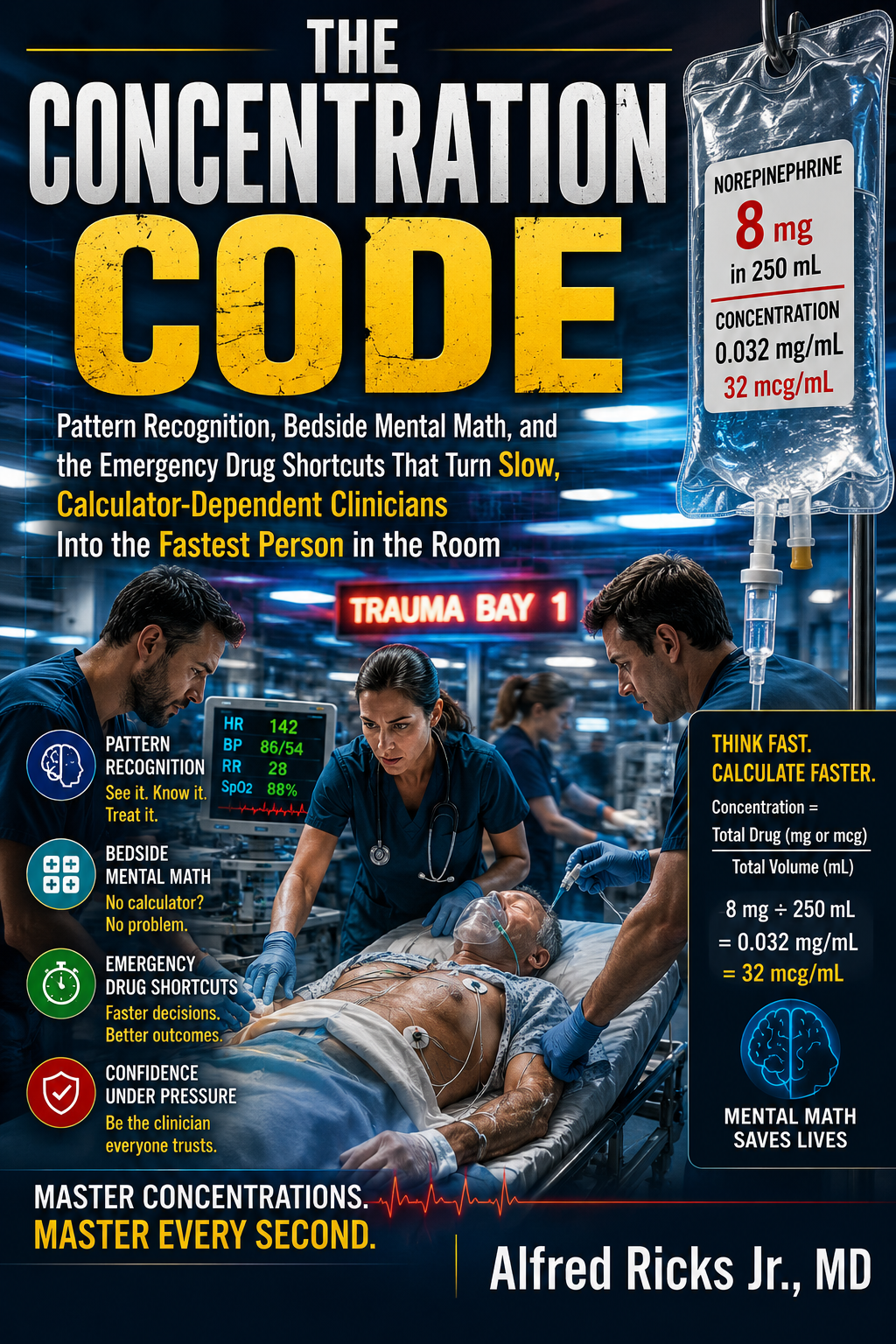 The Concentration Code - Bedside Medical Math And The Emergency Drug Shortcuts