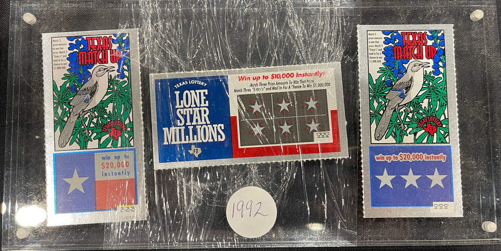 3 Ticket Set (Lone Star Millions | Texas Match Up Flag and Stars #01, #02, #02