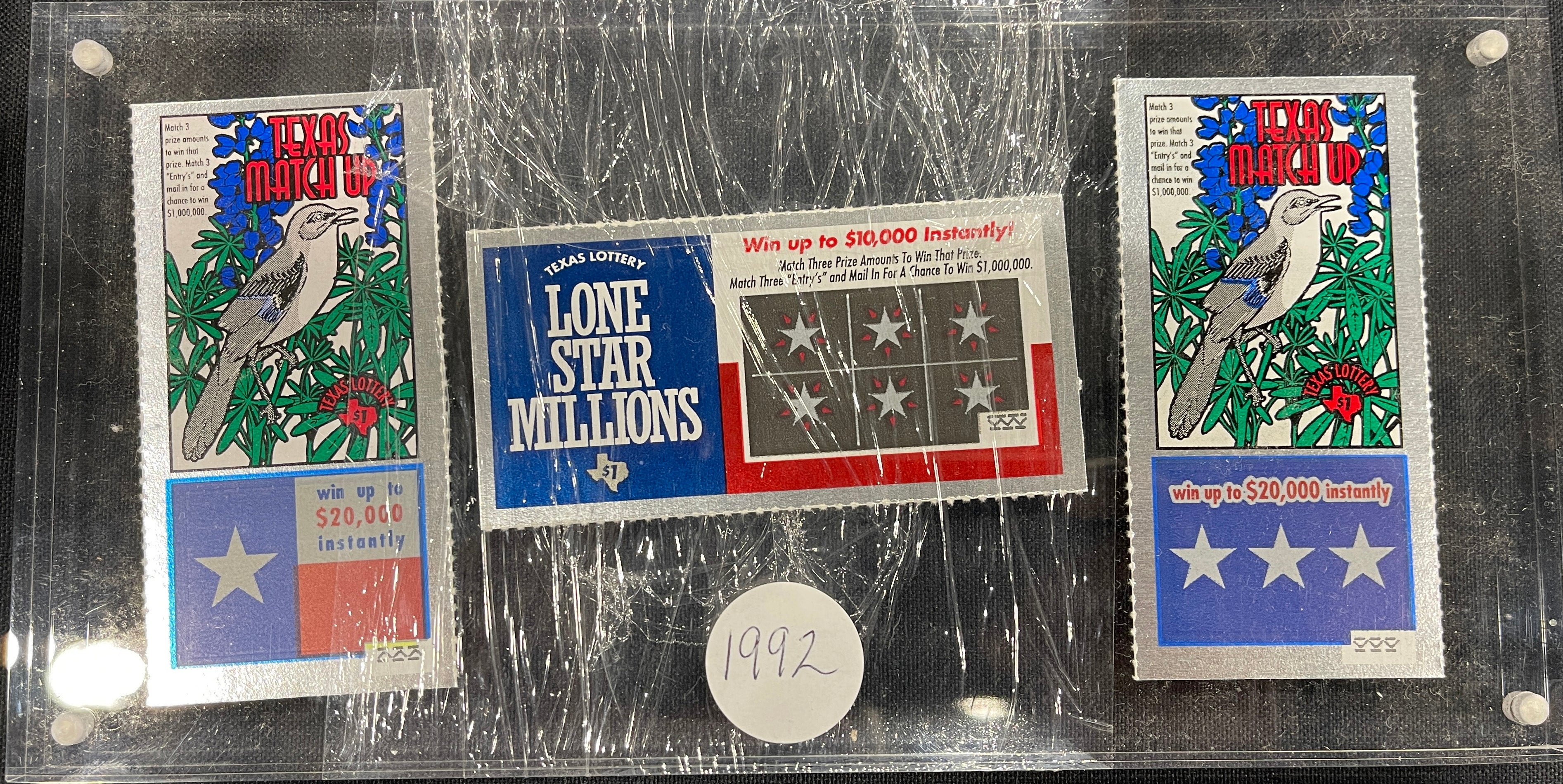 3 Ticket Set (Lone Star Millions | Texas Match Up Flag and Stars #01, #02, #02